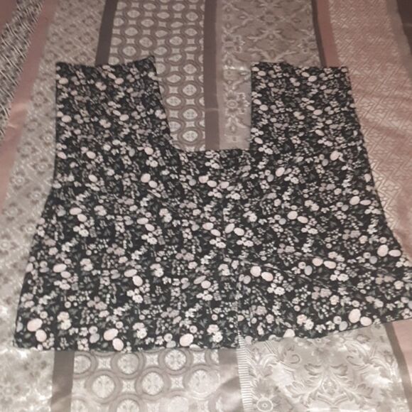 Cynthia Rowley Floral Work Pants Size 12 - Picture 2 of 5